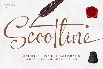 Scootline font