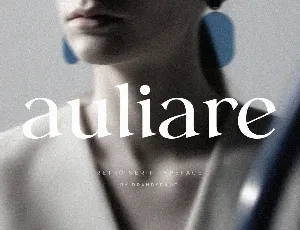 Auliare font