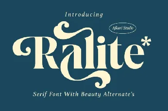 Ralite font