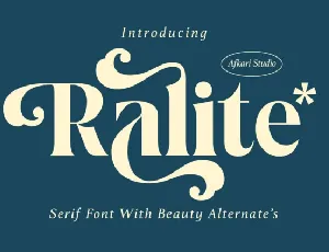 Ralite font