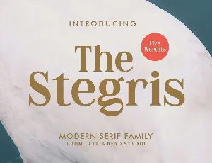 The Stegris Family font