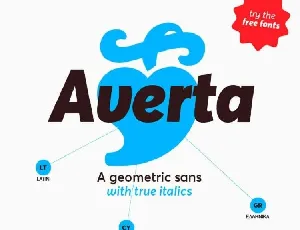 Averta Free font