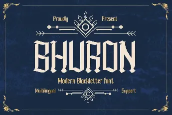 BHURON font