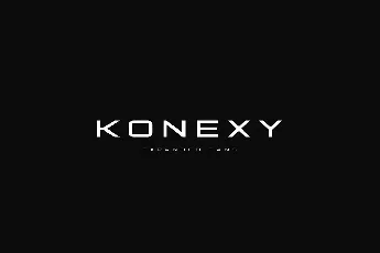 Konexy Personal Use font