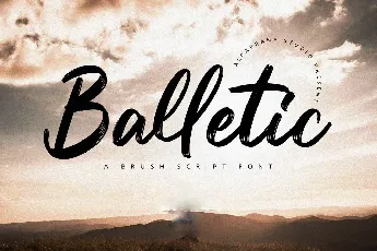 Balletic font