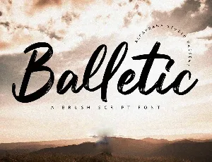 Balletic font