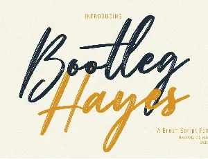 Bootleg Hayes font