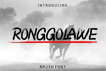 RONGGOLAWE font