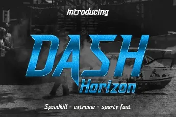 Dash Horizon Display font