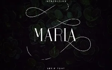 Maria Serif font