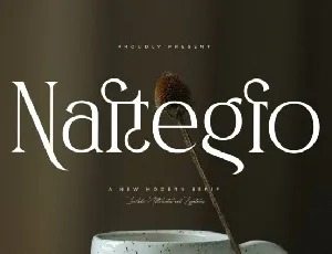 Naftegfo font