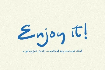 Enjoy It! font