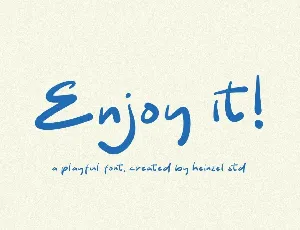 Enjoy It! font