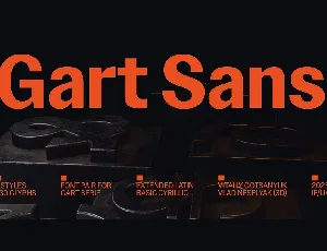 Gart Sans font