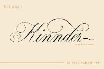 Kinnder font