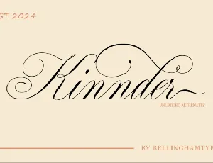 Kinnder font