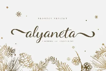 Alyaneta font