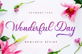 Wonderful Day font