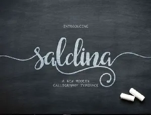 Saldina Free font