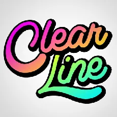 Clear Line PERSONAL USE ONLY font