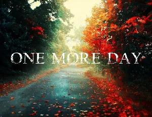 One more Day font