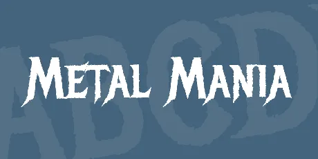 Metal Mania font