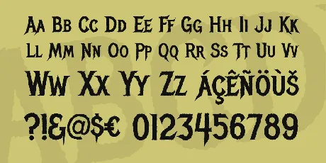 Metal Mania font