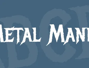 Metal Mania font