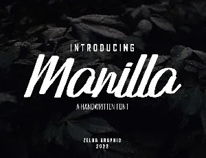 Manilla font