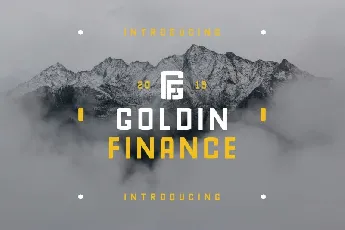 GoldinFinance Typeface font