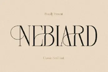 Nebiard font