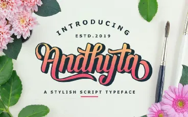 Andhyta Script font