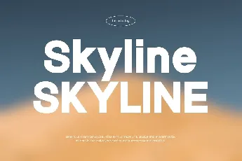 Skyline font