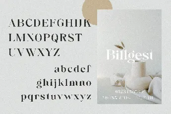 Billgest font