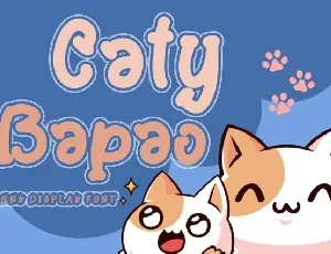 Caty Bapao Display font