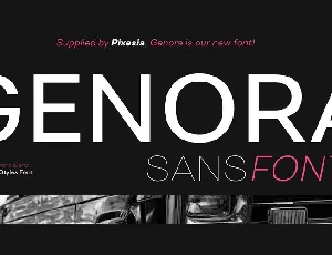 Genora Sans font