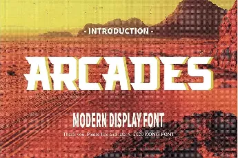 Arcades Modern Display font