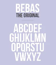 Bebas Neue font