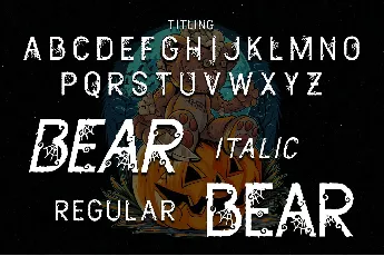 Dead Bear - Personal Use font