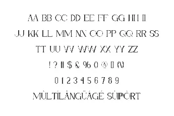 Moorhen Demo font