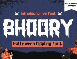 BHOORY font