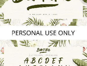 Bonfire font