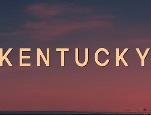 Kentucky font