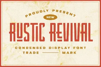 Rustic Revival font