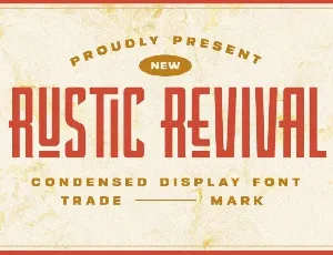 Rustic Revival font