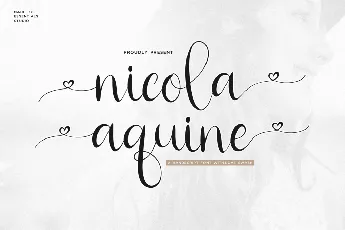 Nicola Aquine font