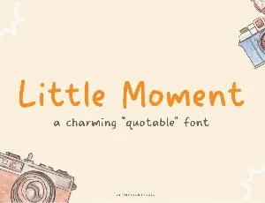 Little Moment font