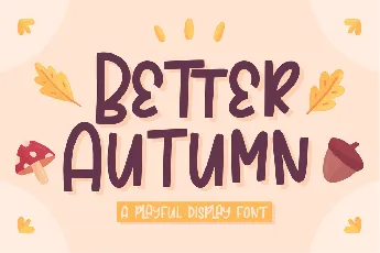 Better Autumn font