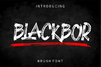 BLACKBOR font