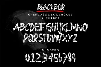 BLACKBOR font